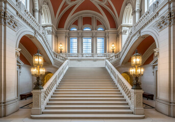 Neoclassical Grand Staircase