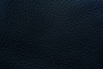 Black macro synthetic leather surface,Close-up of synthetic leather texture with fine grain pattern and glossy lighting, ideal for background, textile design, or product mockup.