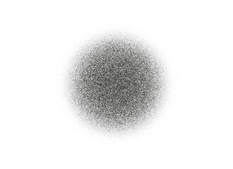 Spray noise gradient. Dot dissolve effect. Abstract dotwork. Vector illustration