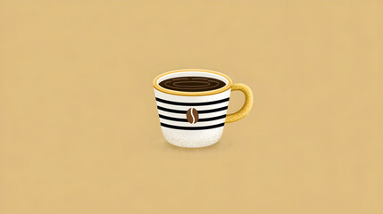 Enjoying a steaming cup of coffee, perfect for morning routines or cafe branding designs