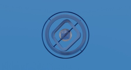 Modern 3D abstract composition featuring a mix of spheres and geometric shapes in dynamic arrangement, perfect for digital design, branding visuals, motion graphics, and artistic abstract concepts