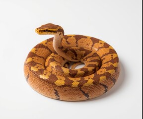 Fototapeta premium Snake isolated in a studio photo