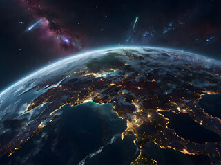 Fototapeta premium earth in space