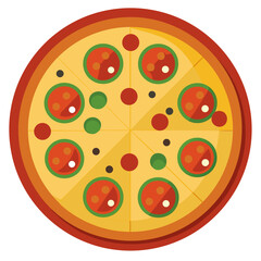 Round Pizza Icon