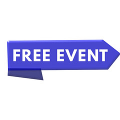 free event poster banner announcement banner design useful for your projects button.eps