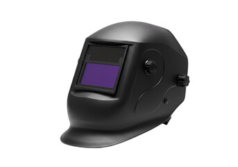 Protective Welding Helmet Industrial Safety Equipment isolated on transparent background