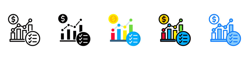Market Conditions icon multiple style 