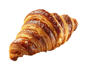 Baking delicious croissants bakery kitchen food cozy environment view isolated on transparent background, png