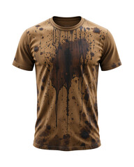 Dirty Stained T Shirt Isolated