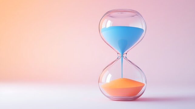 Hourglass with colored sand (2)