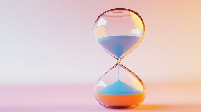 Hourglass with flowing sand (15)