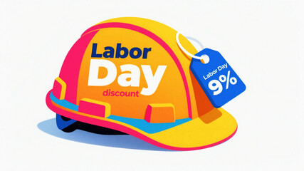 Celebrate Labor Day with a stunning 9% discount on construction and industrial supplies, boosting sales and attracting customers with eye-catching promotional visuals