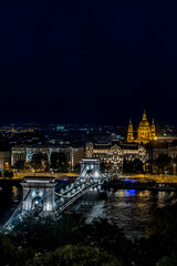 Obraz premium Budapest Hungary 18072025 The Chain Bridge