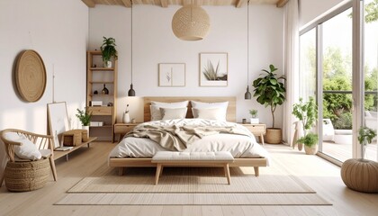 Minimalist Cozy Bedroom with Natural Light