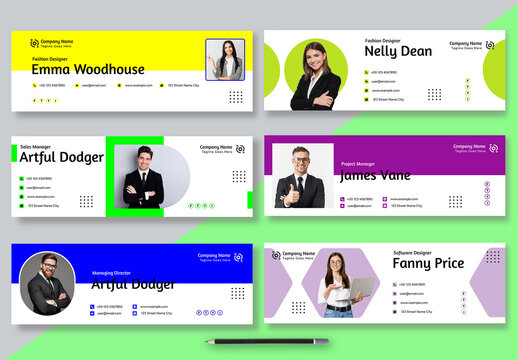 Business Email Signature Design Template