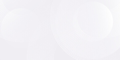 Abstract grey background with dynamic circle simple art design pattern