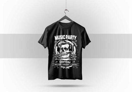 Music T Shirt Design