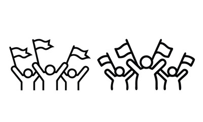 An illustration of people's hands holding together, a symbol of teamwork and unity