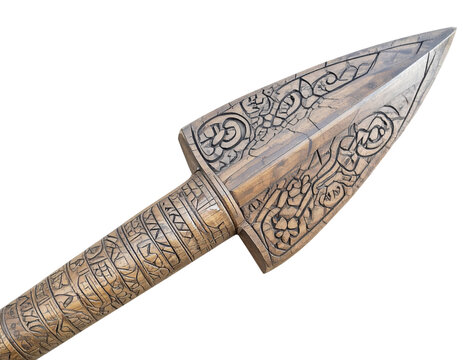 Ancient ornate dagger with intricate celtic knotwork and detailed engravings - Powered by Adobe