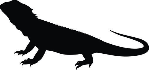 Bold silhouette of a partially peeled banana striking silhouette against white vector