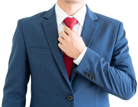 business man showing thumbs up