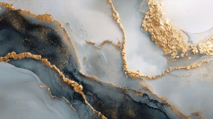 Fototapeta premium Marble gold design