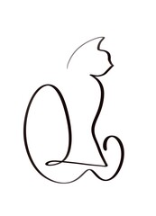 cat icon kine art drawing 