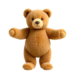 Obraz premium Photo of plush teddy bear isolated on transparent background