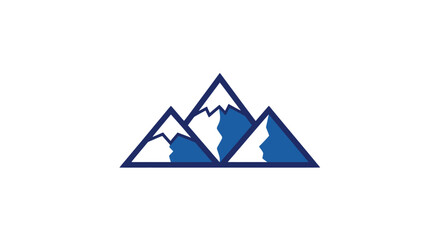 stunning transparent png of three isolated mountains perfect for logos websites and app designs