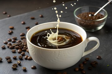 cup of coffee with chocolate