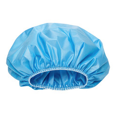 Blue disposable cap isolated on transparent background
