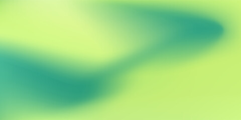 Abstract green gradient blurred simple background.
