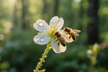 bee on a flower