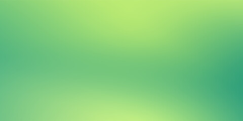 Abstract green gradient blurred simple background. Texture natural good