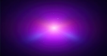 Fototapeta premium Vibrant purple and violet light effect with a central light source.