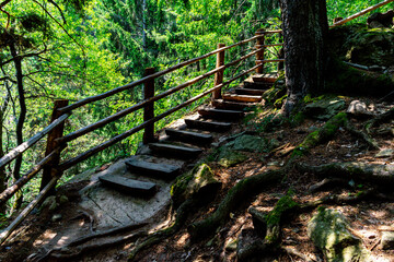 Hiking to the Barbianer Waterfalls in South Tyrol 