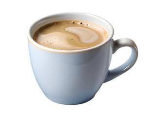 Warm Cup of Coffee with Creamy Foam