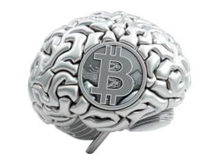 Brain Bitcoin Crypto Currency in Mind