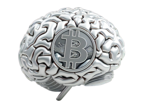 Brain Bitcoin Crypto Currency in Mind