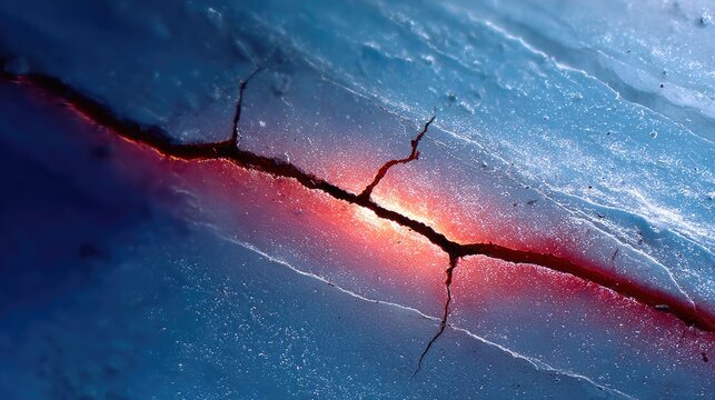 Glowing microscopic cell detail on slide for scientific research and educational use in biology and microscopy