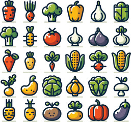 simple vegetable icon