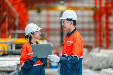 Strategic Discussion at Metal Sheet Factory