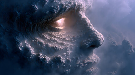 Greek Myth・Typhon's Calamity Core | Hundred-Headed Tornado with Greek Polis Debris, Broken Zeus' Lightning Bolt in Eye