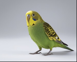 Fototapeta premium Parrot isolated in a studio photo