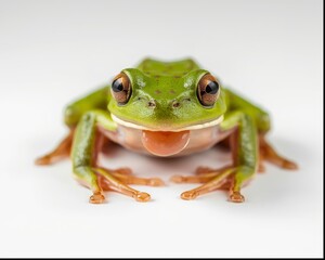 Fototapeta premium Frog isolated in a studio photo