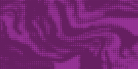 Fototapeta premium Abstract dots halftone purple color pattern gradient texture background.