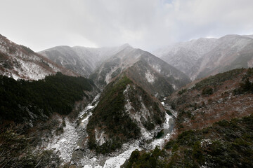 徳島県祖谷峡ひの字渓谷