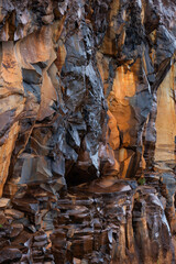 Rock formation in Madeira Portugal