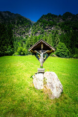 Hiking to the Kuenser Waterfall near Dorf Tirol - Meran South- Tyrol