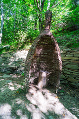 Hiking to the Kuenser Waterfall near Dorf Tirol - Meran South- Tyrol